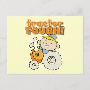 Tractor Tough T-shirts and Gifts Postcard