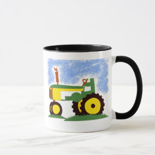 Tractor under Blue Sky Mug
