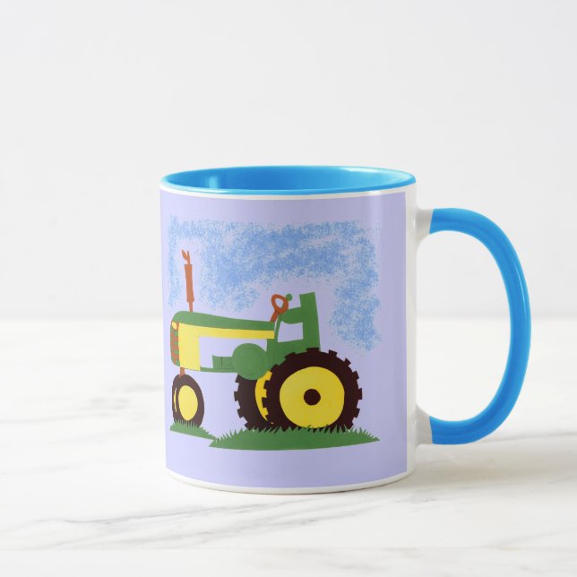 Tractor under Blue Sky Mug (Right)