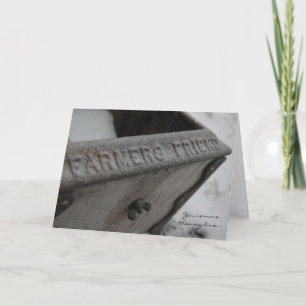 Tractor Valentine/Birthday Card -- Farmer's Friend