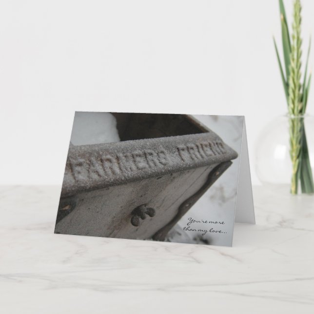 Tractor Valentine/Birthday Card -- Farmer's Friend (Front)