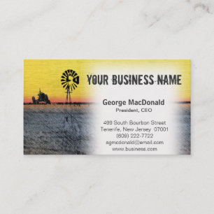 Tractor & Windmill Business Cards