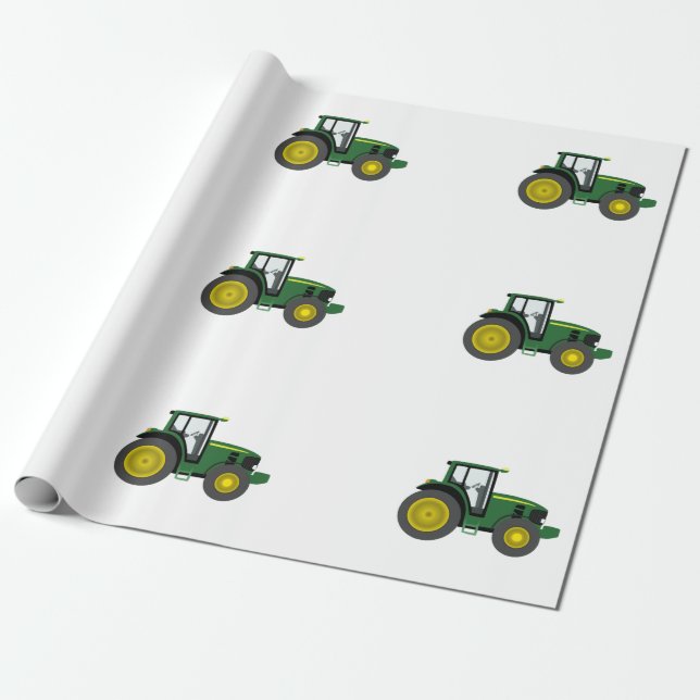 tractor wrapping paper (Unrolled)