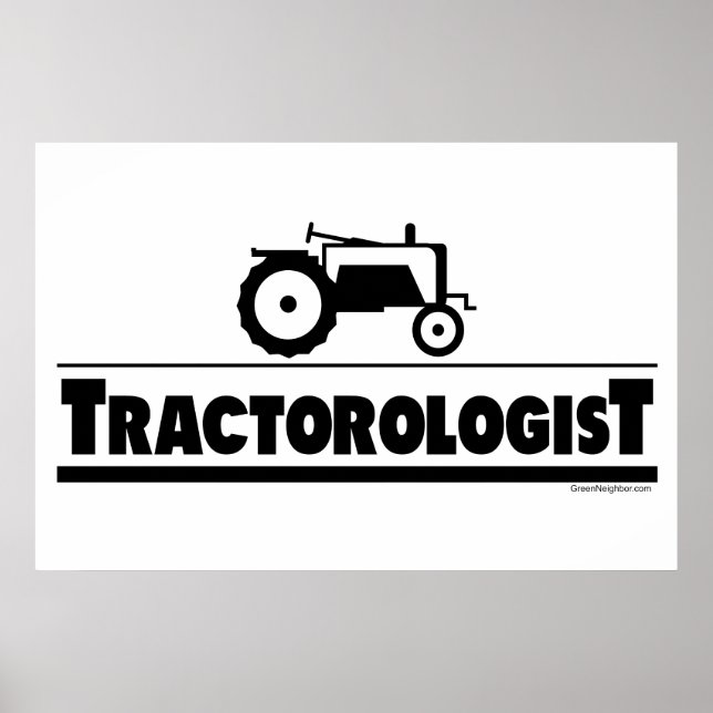 Tractorologist - Tractor Poster (Front)
