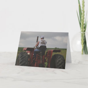 Tractors are Cool Greeting Card