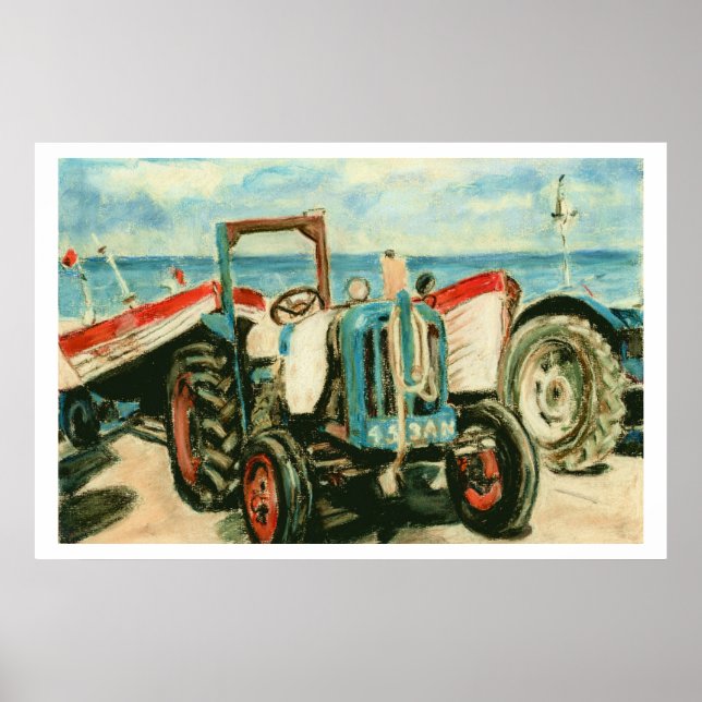 Tractors at Cromer - Print or Poster (Front)