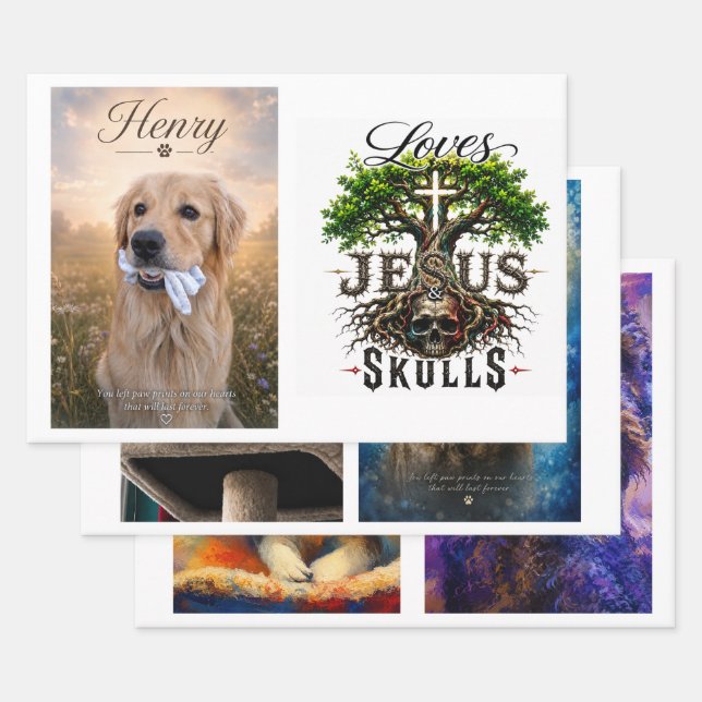 Tracy 8-12-2026  wrapping paper sheet (Set)