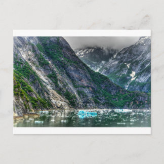 Tracy Arm Fjord in Alaska Postcard