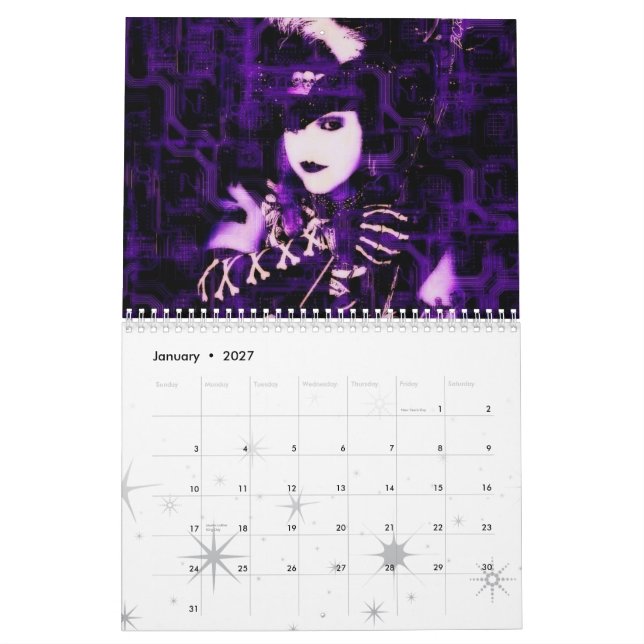 Tracy Yott Calendar 2011-2012 (Jan 2027)