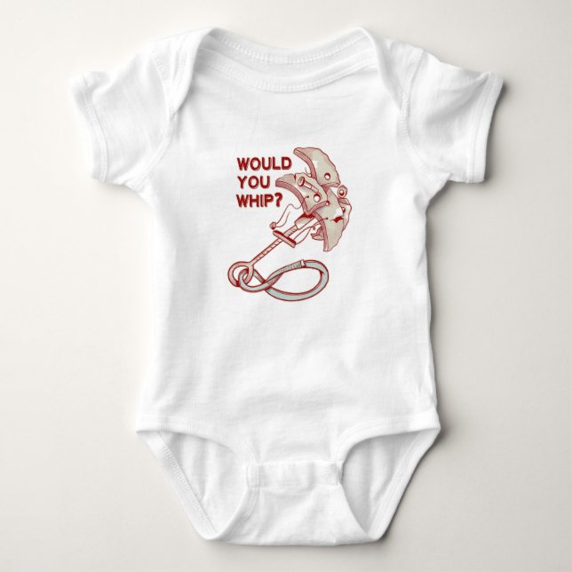 TRAD CLIMBING WHIPPER FALL BABY BODYSUIT (Front)