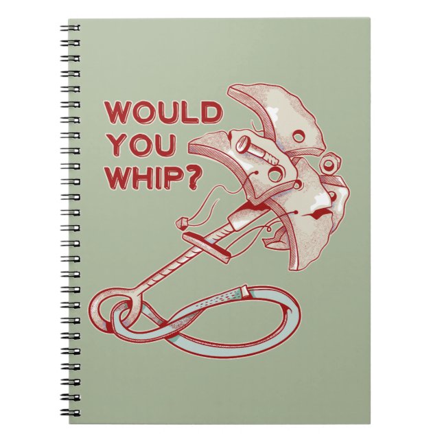 TRAD CLIMBING WHIPPER FALL NOTEBOOK (Front)