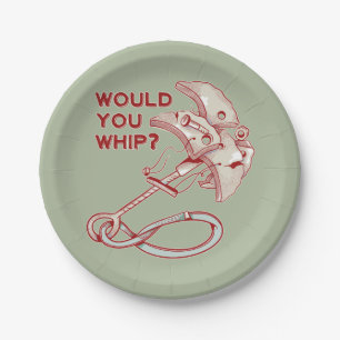 TRAD CLIMBING WHIPPER FALL PAPER PLATE