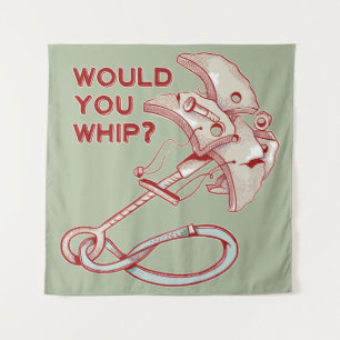 TRAD CLIMBING WHIPPER FALL TAPESTRY