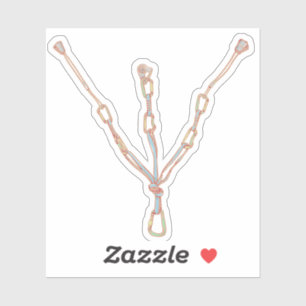 Trad rock climbing belay