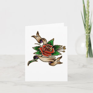 Trad Tattoo 005 Sticker Card