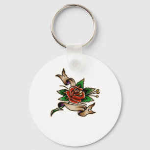 Trad Tattoo 005 Sticker Key Ring