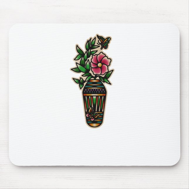Trad Tattoo 006 Sticker  Mouse Mat (Front)