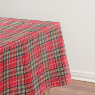 Tradditional Scottish Tartan Clan Plaid Patterned Tablecloth