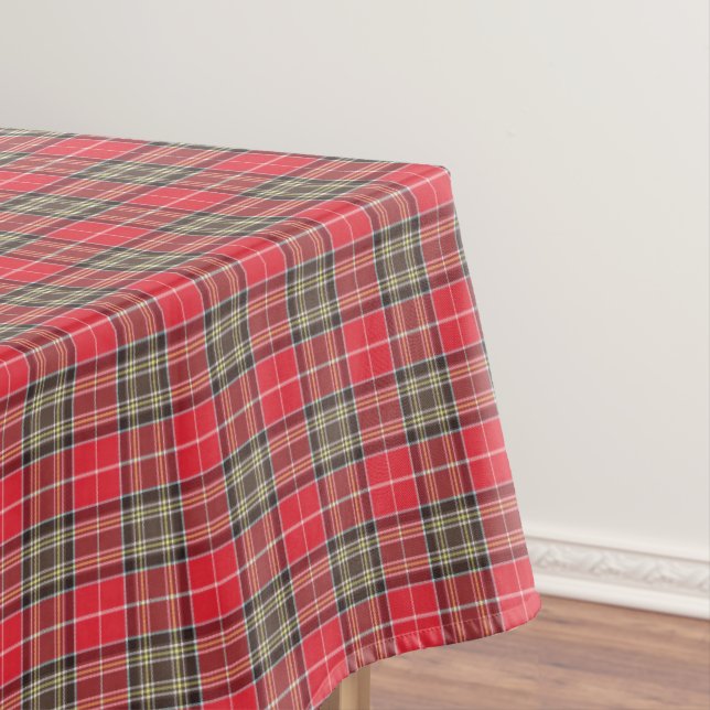 Tradditional Scottish Tartan Clan Plaid Patterned Tablecloth (In Situ)