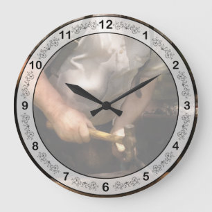 Trade - Blacksmith - The Blacksmith Large Clock