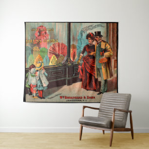 trade card William Broadhead & Sons dress goods Tapestry