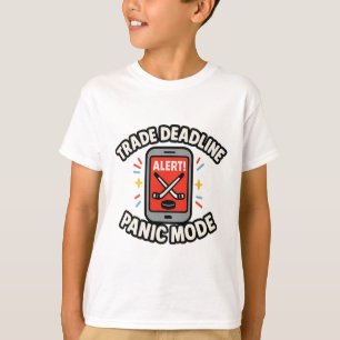 Trade Deadline Panic Mode Funny Fantasy Hockey Spo T-Shirt