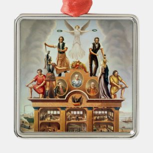 Trade Emblem of the Amalgamated Society Metal Tree Decoration