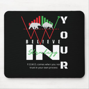 Trade Motivation Bullish Pattern Mouse Mat