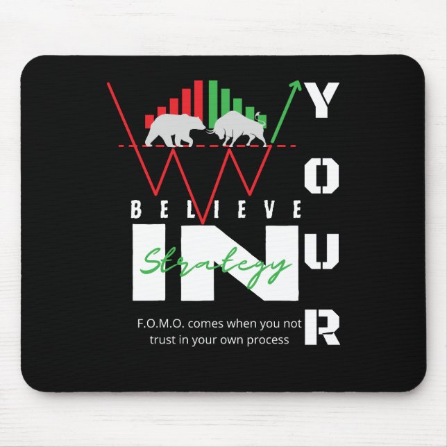 Trade Motivation | Bullish | Pattern Mouse Mat (Front)