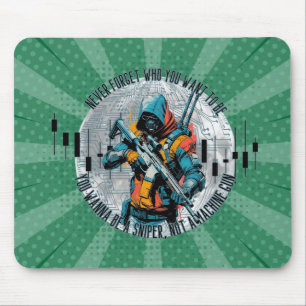 Trade Motivation   Cyberpunk Sniper   Fantasy  Mouse Mat
