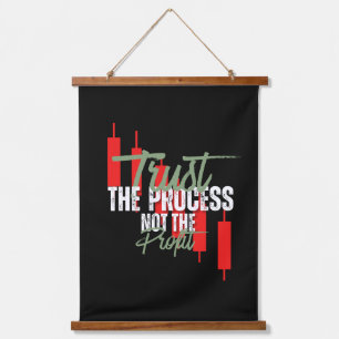 Trade Motivation   Trust   Self discipline Hanging Tapestry