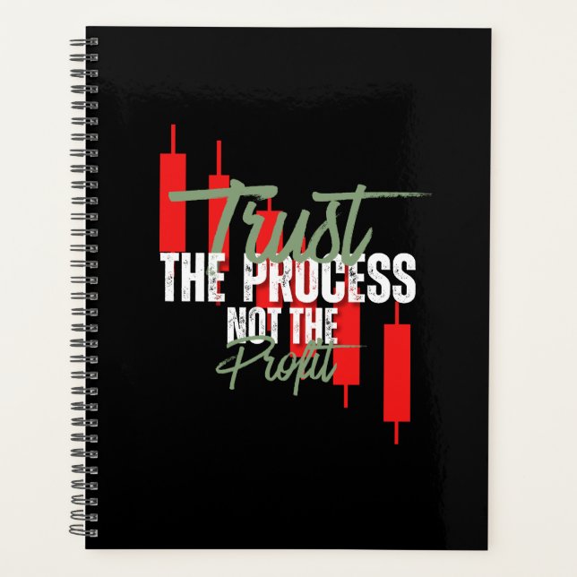 Trade Motivation | Trust | Self discipline Planner (Front)
