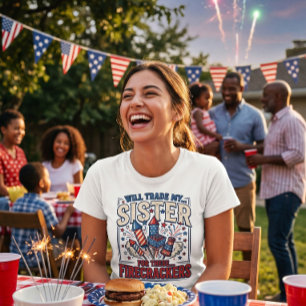 Trade My Sister Firecrackers Tri-Blend Shirt