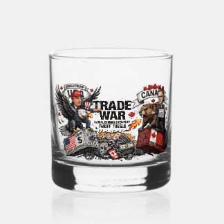 Trade War Rodeo Whiskey Glass