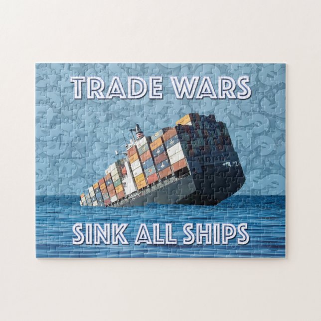 Trade Wars Sink All Ships Jigsaw Puzzle (Horizontal)