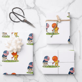Trade Wars The Golf Edition Wrapping Paper Sheet
