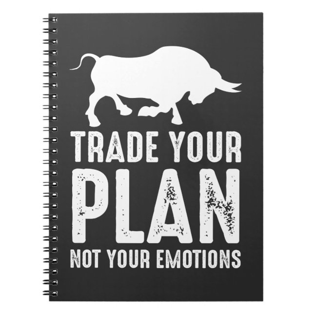 Trade Your Plan Stock Market Day Trader Investor Notebook (Front)