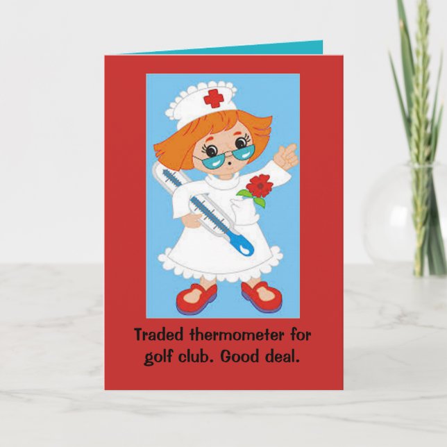 Traded Thermometer for Golf Club - Good Deal Card (Front)