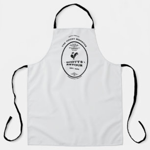Trademark, the cocky rooster, customisable apron