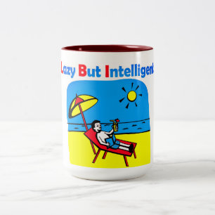TRADEMARKED LAZY BUT INTELLIGENT MUG LBI APPAREL