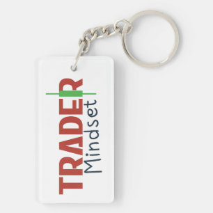 Trader Mindset – Discipline Focus & Trading Psycho Key Ring