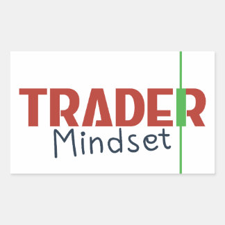 Trader Mindset – Discipline Focus & Trading Psycho Rectangular Sticker