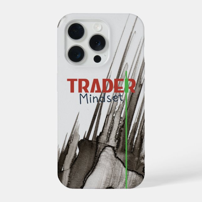 Trader Mindset – Discipline Focused Trading iPhone Case (Back)
