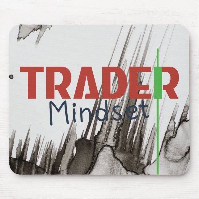 Trader Mindset – Discipline Focused Trading Mouse Mat (Front)