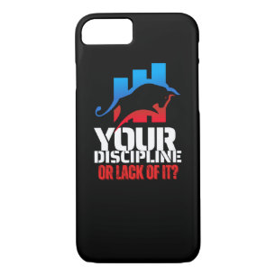 Trader motivation   Bull   Discipline iPhone 8/7 Case
