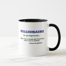 Trader Mug, Warren Buffett Quote - Tea Coffee Cup