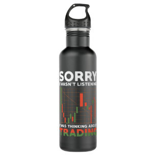 Trader Stocks Investor Gift 710 Ml Water Bottle