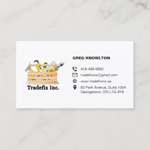 Trades Business Card with Your Logo