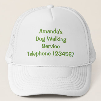TRADES, DOG WALKING. TRUCKER HAT