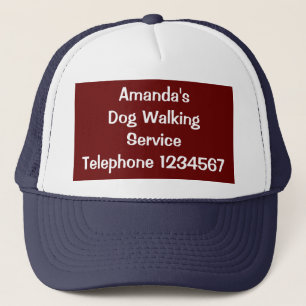 TRADES, DOG WALKING. TRUCKER HAT